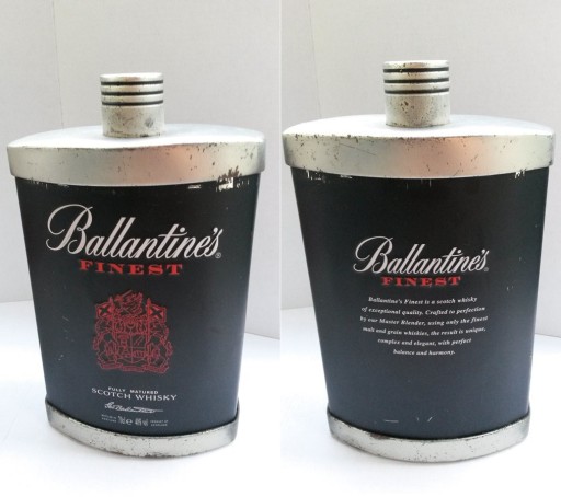 Zdjęcie oferty: Puszka vintage whisky Ballantine’s Finest Jim Beam