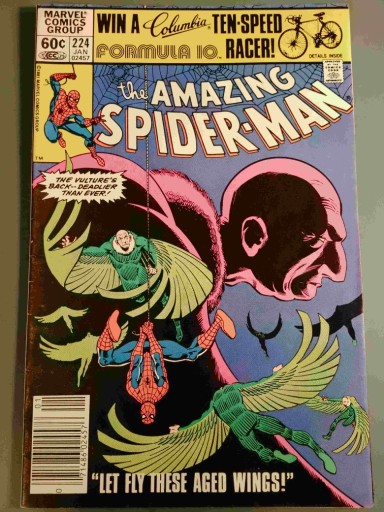 Zdjęcie oferty: Amazing Spider-Man #224 (Marvel 1982) Volture