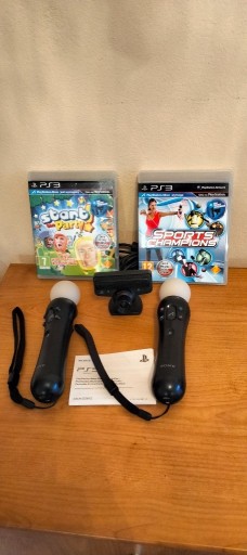 Zdjęcie oferty: PS3 ZESTAW 2 x  PS Move + kamerka ps eye + gry