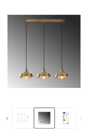 Zdjęcie oferty: Lampa Berceste od Sheen Lighting Złota