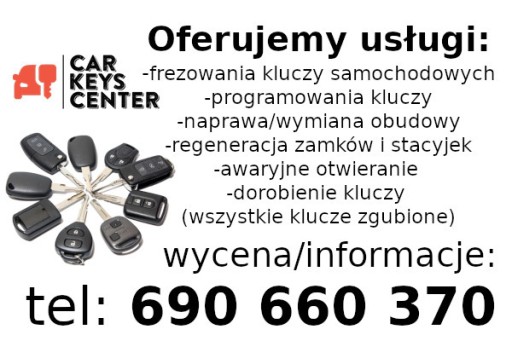 Zdjęcie oferty: Dorabianie programowanie kluczy samochodowych