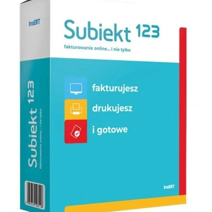 Zdjęcie oferty: Insert Subiekt 123 1 PC / 12 miesięcy ESD