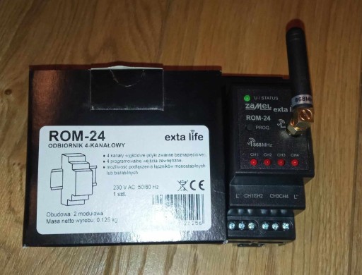 Zdjęcie oferty: RADIOWY ODBIORNIK MODUŁOWY 4-KANAŁOWY ROM-24