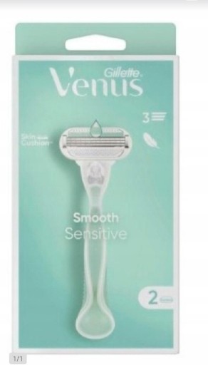 Zdjęcie oferty: Venus, Smooth Sensitive, Maszynka + 2 ostrza