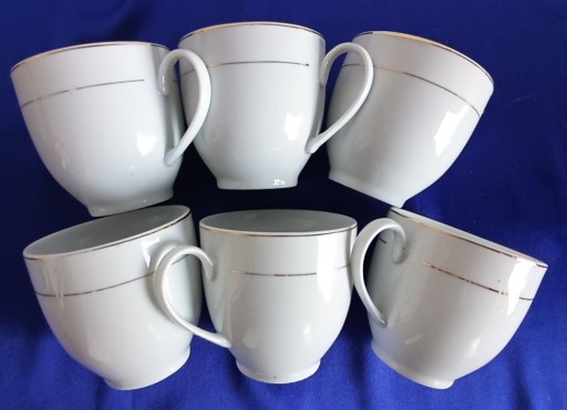 Zdjęcie oferty: PORCELANA  VINTAGE 6 FILIŻANEK DO KAWY