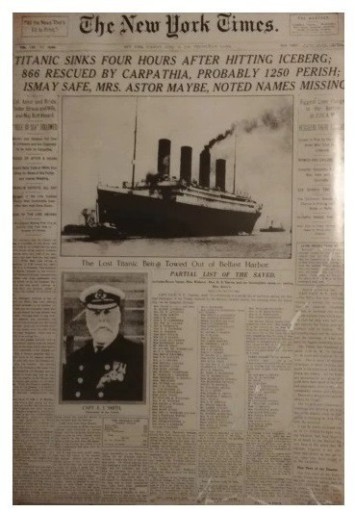 Zdjęcie oferty: Plakat Titanic The New York Times