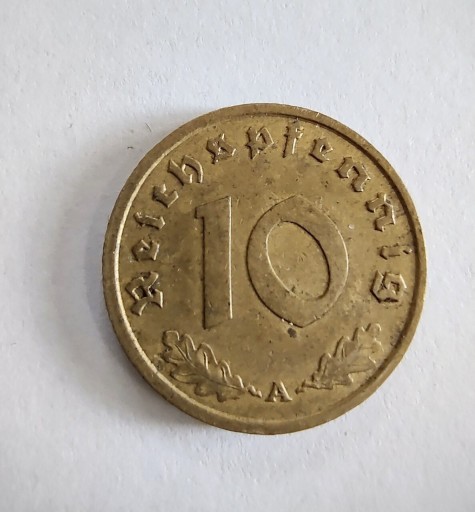 Zdjęcie oferty: Niemcy 10 Reichspfenning III rzesza 1938 A