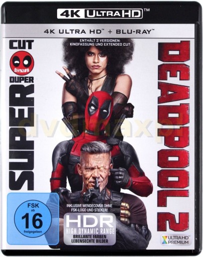 Zdjęcie oferty: DEADPOOL 2 4K+BLU-RAY 2 wersje, POLSKI