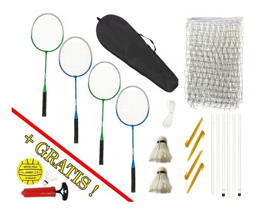 Zdjęcie oferty: Zestaw Badminton - 7 w 1 ! Rakietki, siatka, lotki