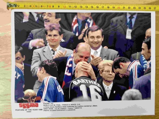 Zdjęcie oferty: BARTHEZ CHIRAC FINAŁ WORLD CUP 1998 