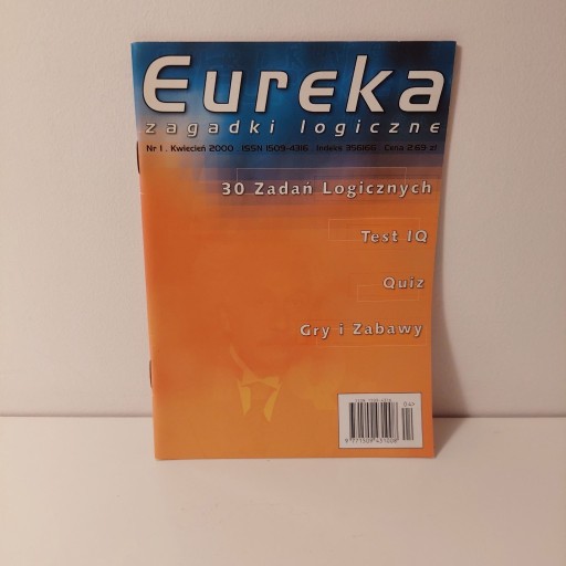 Zdjęcie oferty: Eureka zagadki logiczne nr. 1 kwiecień 2000 gry