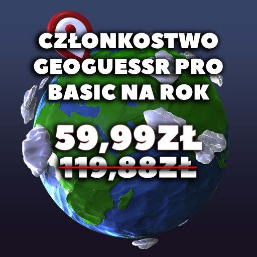 Zdjęcie oferty: ROCZNE CZŁONKOSTWO PRO BASIC GEOGUESSR | SUBSKRYBCJA GEOGUESSR