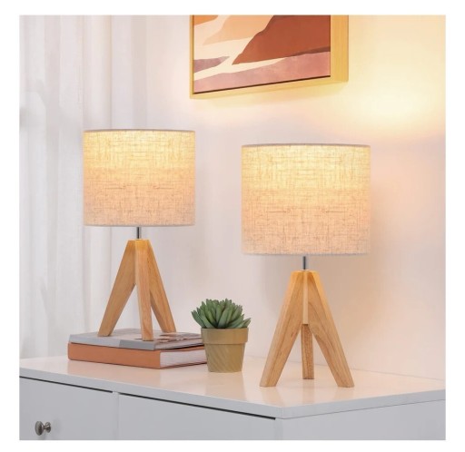 Zdjęcie oferty: 2 lampy stołowe - naturalny design