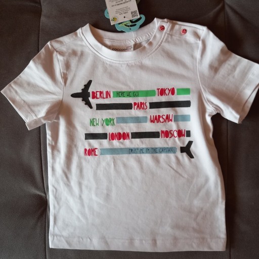 Zdjęcie oferty: Coccodrillo t-shirt 92 2 latka nowa z metkami 