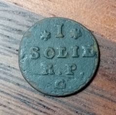 Zdjęcie oferty: Solid szeląg 1768 SAP Stanisław August Poniatowski