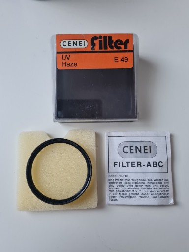 Zdjęcie oferty: Filtr na obiektyw uv haze Cenei 49mm 