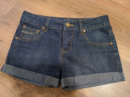 Zdjęcie oferty: Denim krótkie jeansowe spodenki 164