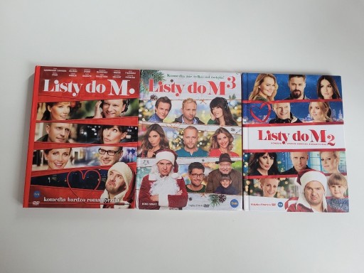 Zdjęcie oferty: Filmy DVD Zestaw Listy Do M 1-3 Komplet 