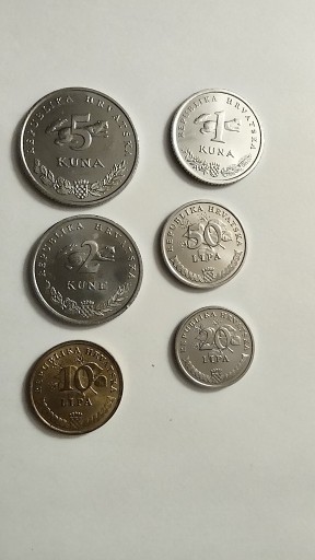 Zdjęcie oferty: Chorwacja zestaw monet + gratis
