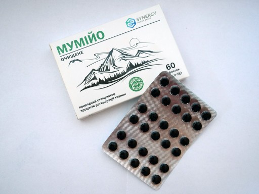Zdjęcie oferty: Kapsułki Mumio oczyszczone na poprawę skóry 60 tab