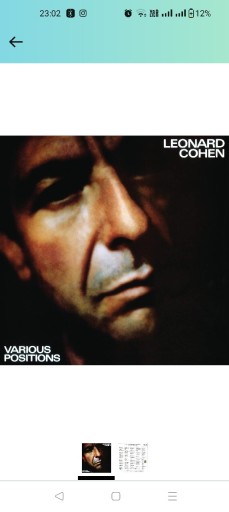 Zdjęcie oferty: Leonard Cohen - Various Positions LP Winyl 