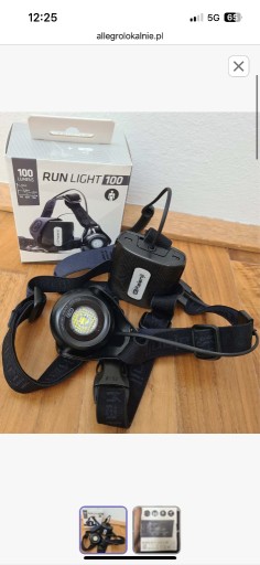 Zdjęcie oferty: Lampka do biegania Decathlon Run Light 100lumenów 