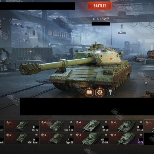 Zdjęcie oferty: Konto World Of Tanks WOT XI TIER BZ-79 15000szt. obligacji
