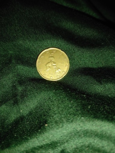 Zdjęcie oferty: Moneta 20 euro cent 2002 ITALY