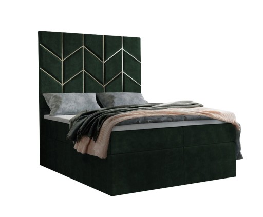 Zdjęcie oferty: łóżko kontynentalne 160 /200 cm ,glamour