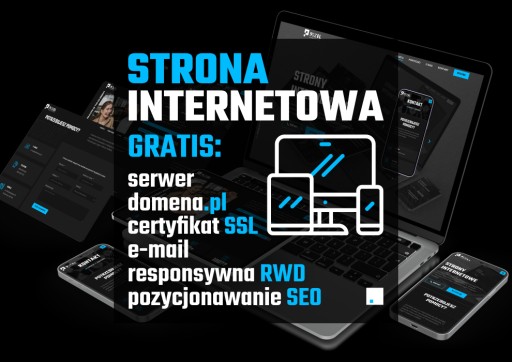 Zdjęcie oferty: Strona internetowa + domena + hosting +SEO CMS SSL