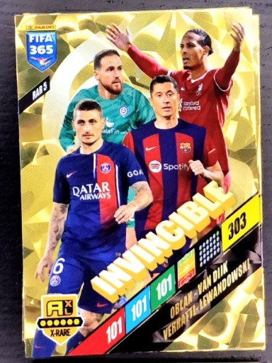 Zdjęcie oferty: FIFA 365 INVINCIBLE RAR 5 TOP MASTER ADRENALYN XL