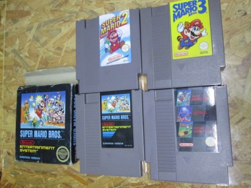 Zdjęcie oferty: Nintendo NES Super Mario zestaw 4 gier