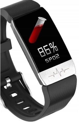 Zdjęcie oferty: Inteligentna opaska smartband krokomierz termometr