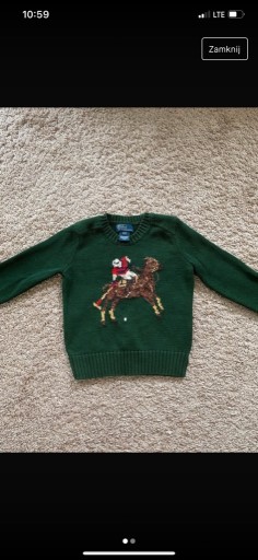 Zdjęcie oferty: Sweter sweterek Polo Ralph Lauren 4 lata 