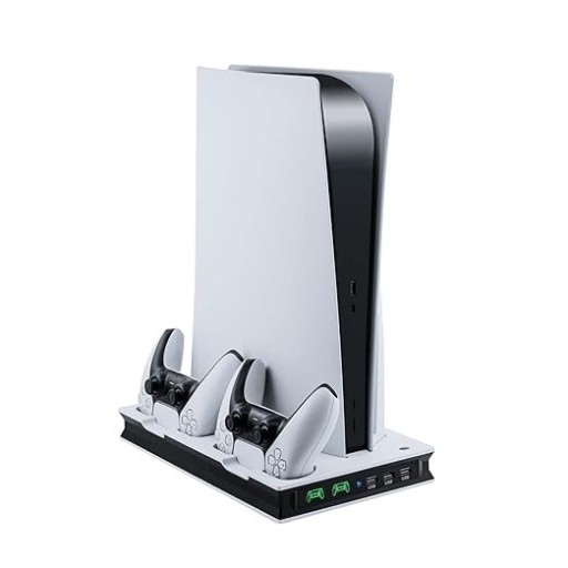 Zdjęcie oferty: Wielofunkcyjna podstawka chłodząca z ładowarką PS5 UHD Digital Edition 793