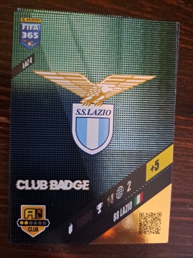 Zdjęcie oferty: Panini Fifa 365 2024,LAZ4,Club Badge,SS Lazio