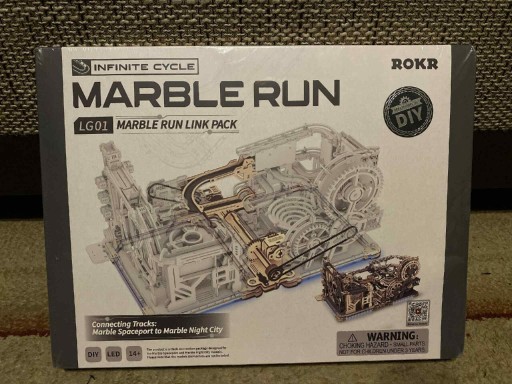 Zdjęcie oferty: Puzzle 3D, system łączenia dla Marble Night City/port kosmiczny,drewno