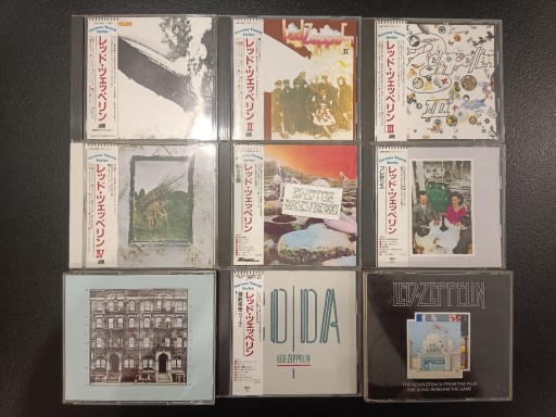 Zdjęcie oferty: Led Zeppelin - I , II , III , IV (...) 9 ALBUMÓW