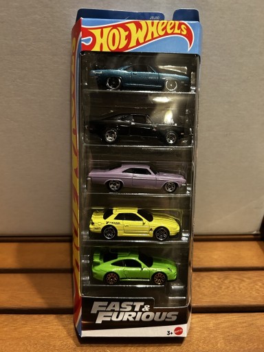 Zdjęcie oferty: HOT WHEELS - FAST & FURIOUS - 5 PACK - PIĘCIOPAK - DODGE PORSCHE NISSAN
