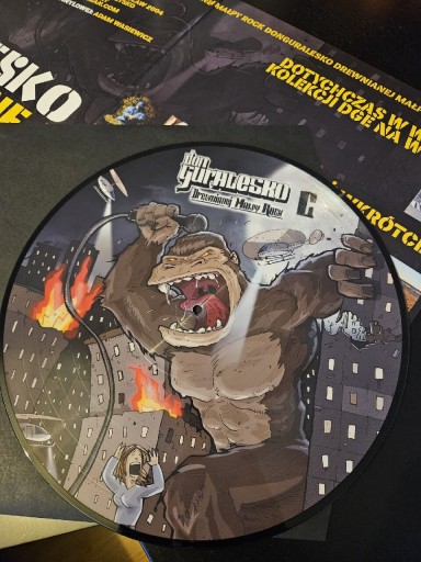 Zdjęcie oferty: Donguralesko-Drewnianej małpy rock.Limit,autograf