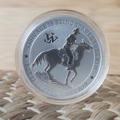 Zdjęcie oferty: Srebrna moneta John Wayne 2021