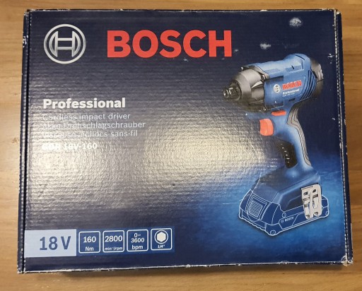 Zdjęcie oferty: Klucz udarowy zakrętarka Bosch GDR 18V-160