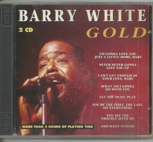 Zdjęcie oferty: BARRY WHITE - GOLD (2CD)