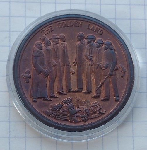Zdjęcie oferty: (432) USA Dwustulecie Kalifornii medal 1969 UNC