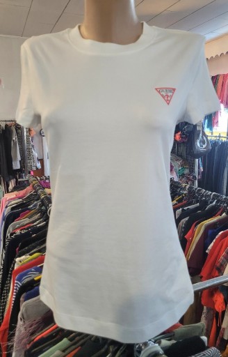Zdjęcie oferty: Tshirt damski Guess L biały 100% bawełna!