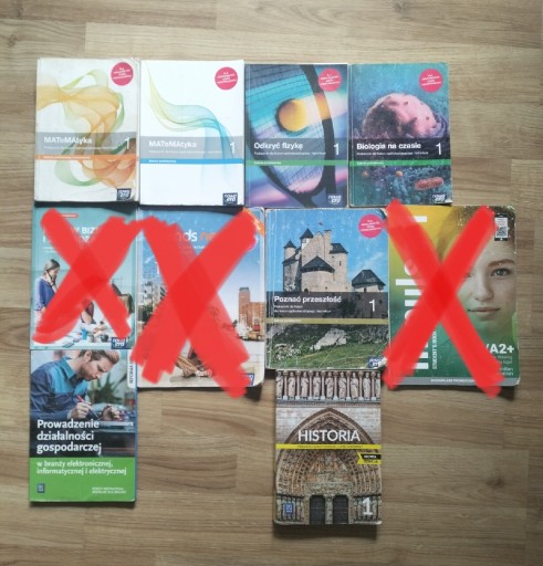 Zdjęcie oferty: Podręczniki dla 1 klasy technikum liceum szkoła średnia 