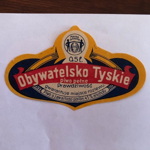 Zdjęcie oferty: PW etykieta Browar Obywatelski Tychy (1)