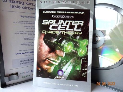 Zdjęcie oferty: PC gra Splinter Cell Chaos Theory pl 