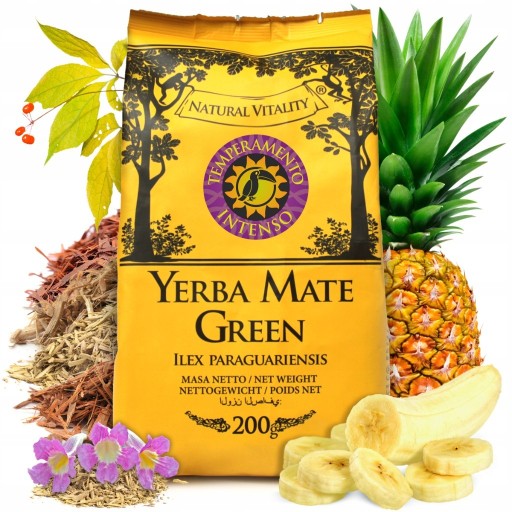 Zdjęcie oferty: Yerba Mate Green Potente 200g Żeń-Szeń Despalada