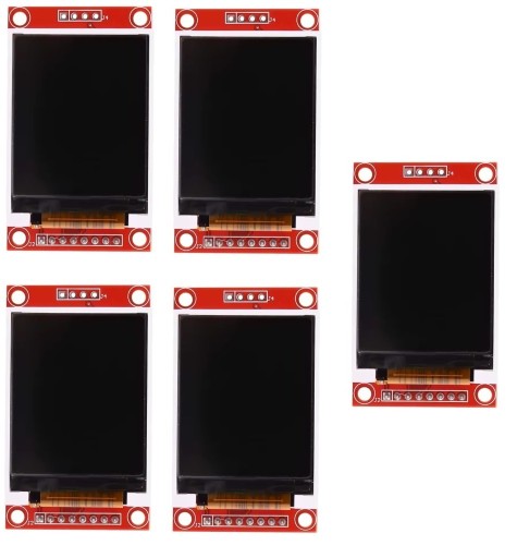 Zdjęcie oferty: Wyświetlacz TFT 1.8 IC ST7735 128x160 SPI z gniazdem SD, 5 szt
